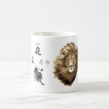 Leo zodiac office mug