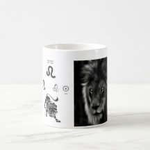 Leo zodiac office mug