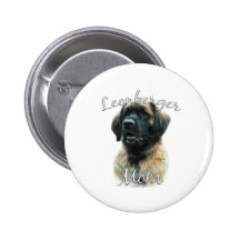 Leonberger Mum 2 Buttons