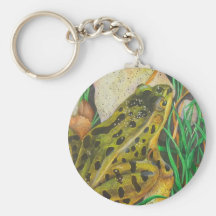 Leopard Frog Key Chain