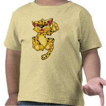Leopard Kitten Tshirts