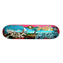Leopard Lounge - Street Art Skate Deck