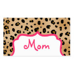 Leopard Print Fashion Mum Calling Card Business Card