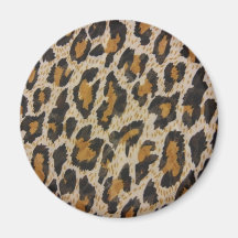 Leopard Print Fridge Magnets