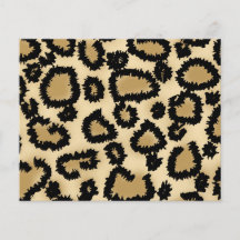 Leopard Print Pattern, Brown and Black. Flyers