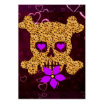 Leopard Skin Valentine Business Cards