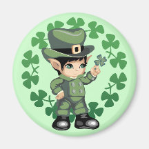 Leprechaun Refrigerator Magnets