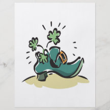 Leprechaun Shoe Flyer Design