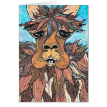 Leroy the Llama card