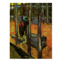 Les Alyscamps (Cemetery) by Vincent van Gogh Post Cards