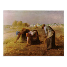 Les Glaneuses 1857 by Jean-Francois Millet Post Cards