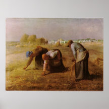 Les Glaneuses 1857 by Jean-Francois Millet Posters
