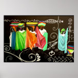Les Vendeuses de Tissus Haitienne Posters
