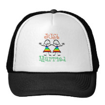 Lesbian Just Married Hats