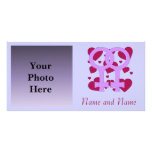 Lesbian Marriage Hearts Picture Card