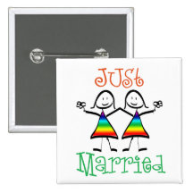 Lesbian Wedding Favours Pin