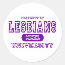 Lesbians University Sticker