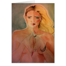 "Less is More" by Jess Greeting Card