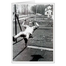 Let Freedom Swing! Greeting Card
