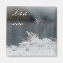 Let it snow... fridge magnets