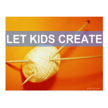 Let Kids Create Postcard