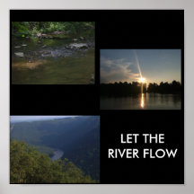 LET THE RIVER FLOW PRINT