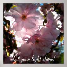 Let your light shine! posters
