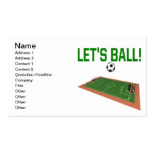 Lets Ball Business Card Template