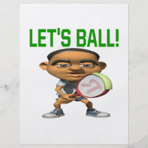Lets Ball Personalised Flyer