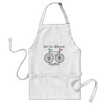 Let's Be Different Together Apron