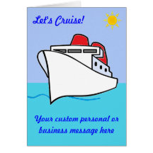 Let's Cruise Custom Card