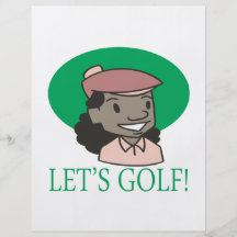Lets Golf Personalized Flyer