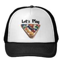 Let's Play Billiards Mesh Hats