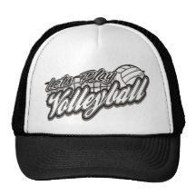 Lets Play Volleyball Hats