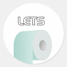 Let's Roll Sticker