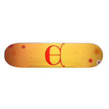 Letter E Skateboard