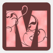 Letter M Sticker