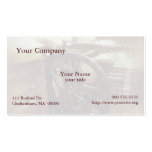 letterpress in studio grunge business card