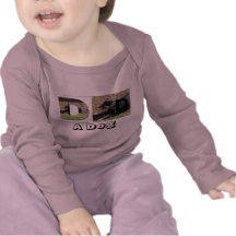 Letters - D - a Dog Tshirts
