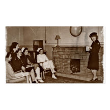 Letters From Home British Nurses WWII Business Card Templates
