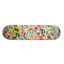 Letters Skateboard