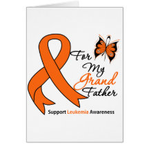 Leukaemia - For My Grandfather Greeting Cards