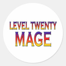 Level twenty Mage Stickers