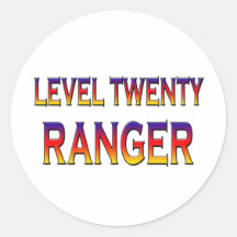 Level twenty ranger stickers
