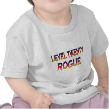 Level twenty rogue t-shirts
