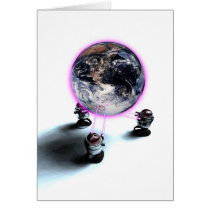 Levitating the Earth Card cards