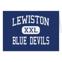 Lewiston - Blue Devils - High - Lewiston Maine Card