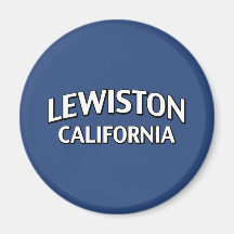 Lewiston California Fridge Magnets