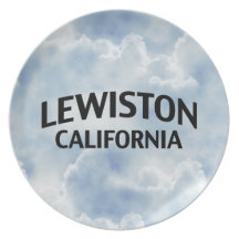 Lewiston California Party Plate