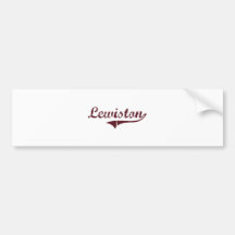 Lewiston Minnesota Classic Design Bumper Sticker